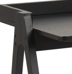 Miso skrivbord 126,6x51,6 cm - Svart + Textilrengöring för möbler