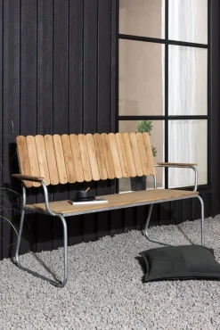 Möllan trädgårdssoffa i teak + Rengöringsmedel för utemöbler