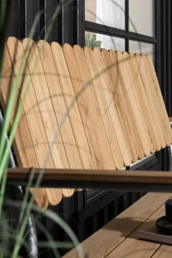 Möllan trädgårdssoffa i teak + Textilskydd för utemöbler