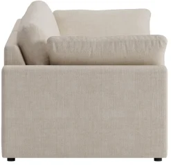 Moby 4-sits soffa 266 cm - Beige soffa