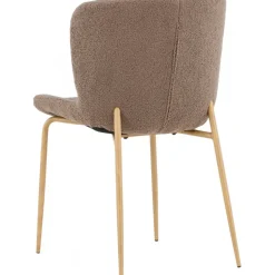 Modesto matstol - Brun boucle
