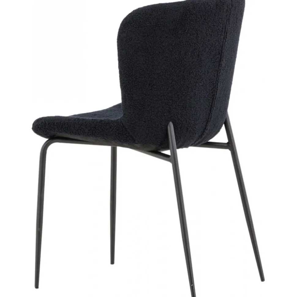 Modesto matstol - Svart teddy