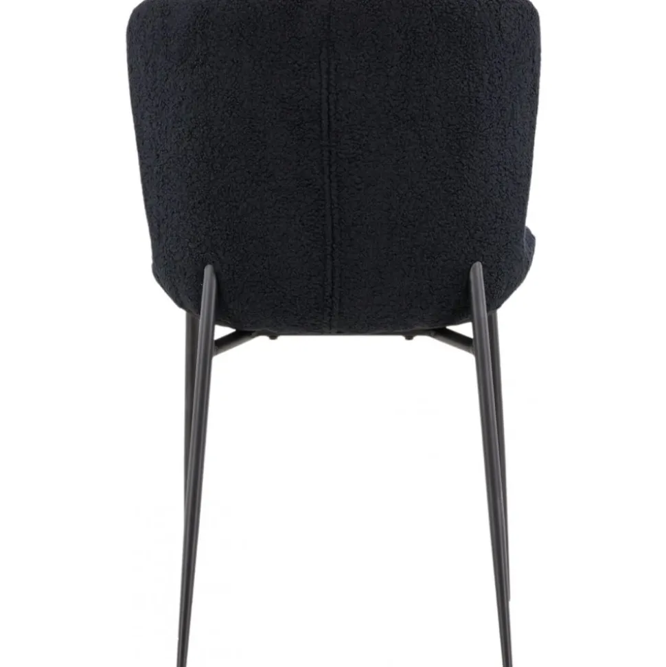 Modesto matstol - Svart teddy