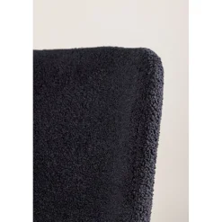 Modesto matstol - Svart teddy