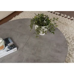 Moira soffbord Ø90 cm - Betonggrå