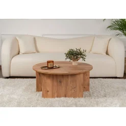 Moira soffbord Ø90 cm - Furu