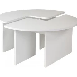 Moira soffbord Ø90 cm - Vit