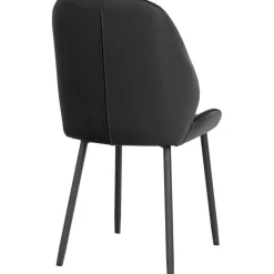 Monte Carlo matstol Svart PU