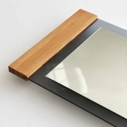 Murano golvspegel - Ek/fume + Karta med möbeltassar på köpet!