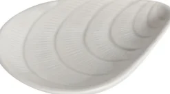 Mussla serveringsfat 12 cm - Beige