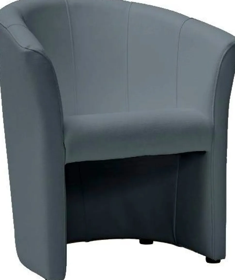 Myra fåtölj - Grå (PU)