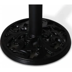 Mystery E84 Blomma Underrede, Blank svart