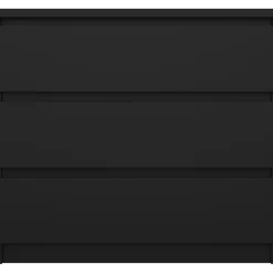 Naia byrå med 3 lådor - Svart