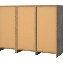 Naia skänk - Betong/vit