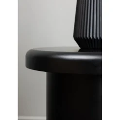 Namsos sidobord Ø40 cm - Svart