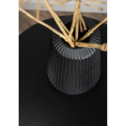 Namsos sidobord Ø40 cm - Svart