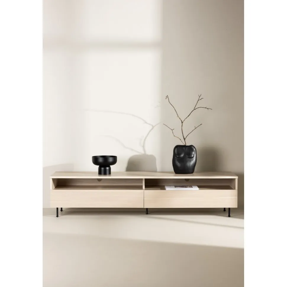 Navarra TV-bänk - Whitewash