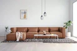 Nees modulsoffa i cognac combo 1