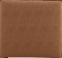 Nees modulsoffa i cognac combo 3 + Möbeltassar