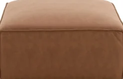 Nees modulsoffa i cognac combo 3 + Möbeltassar