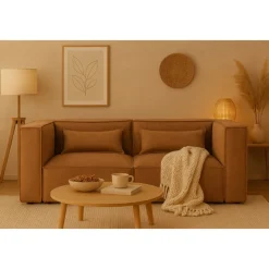 Nees modulsoffa i cognac combo 5