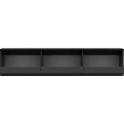 Neon TV-bänk med LED-belysning - Antracit