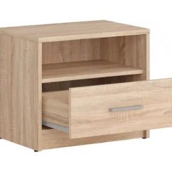 Nepo Plus sängbord - Ljus ek