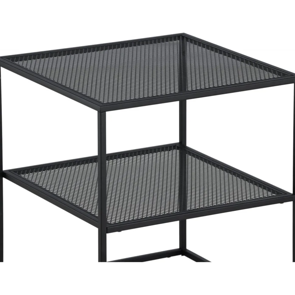 Netz sidobord 55 x 55 cm - Svart
