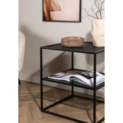 Netz sidobord 55 x 55 cm - Svart