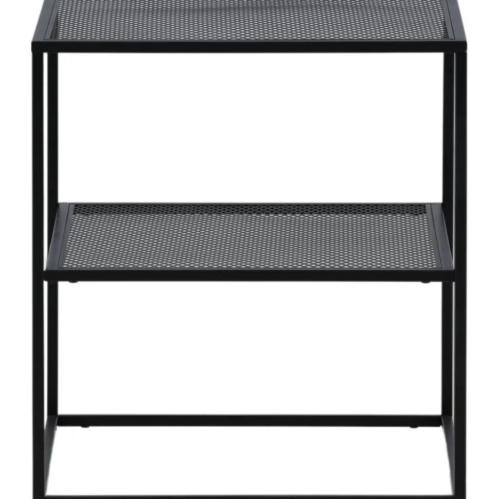 Netz sidobord 55 x 55 cm - Svart