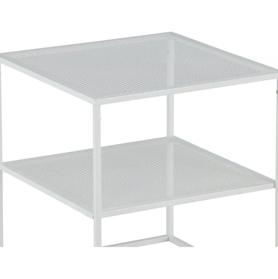 Netz sidobord 55 x 55 cm - Vit