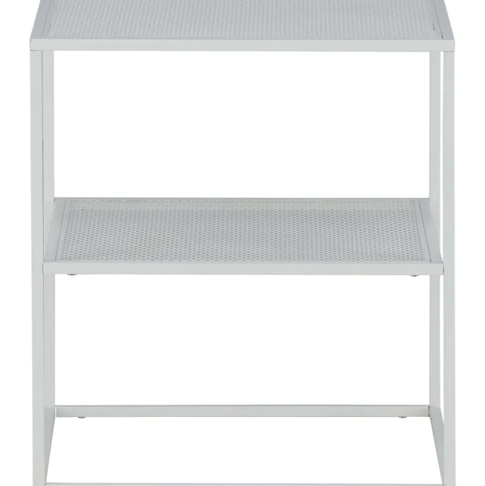 Netz sidobord 55 x 55 cm - Vit