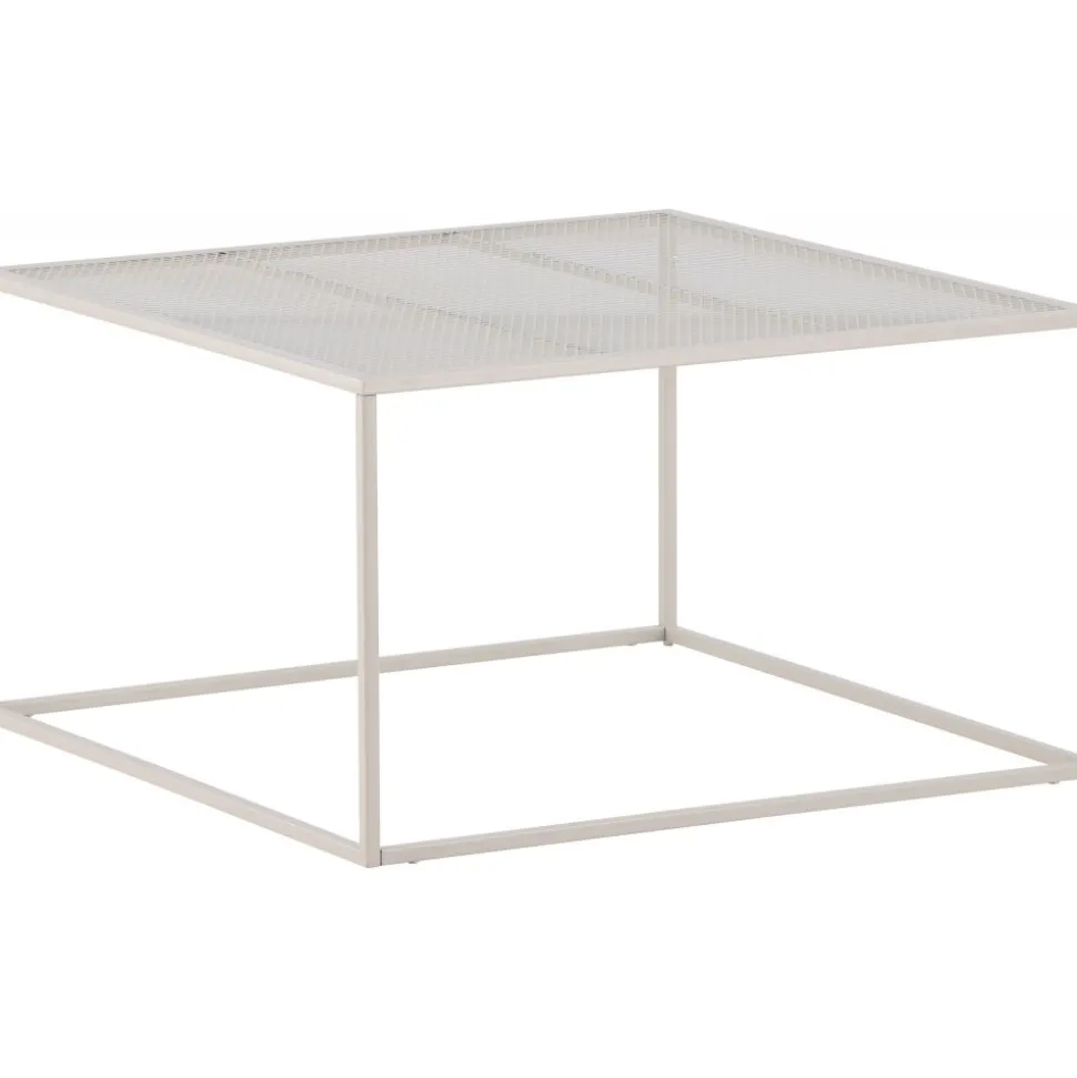 Netz soffbord 80 x 80 cm - Beige