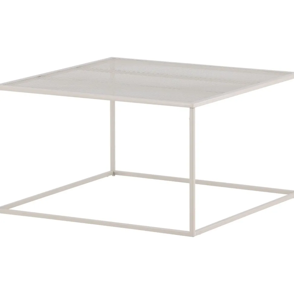 Netz soffbord 80 x 80 cm - Beige