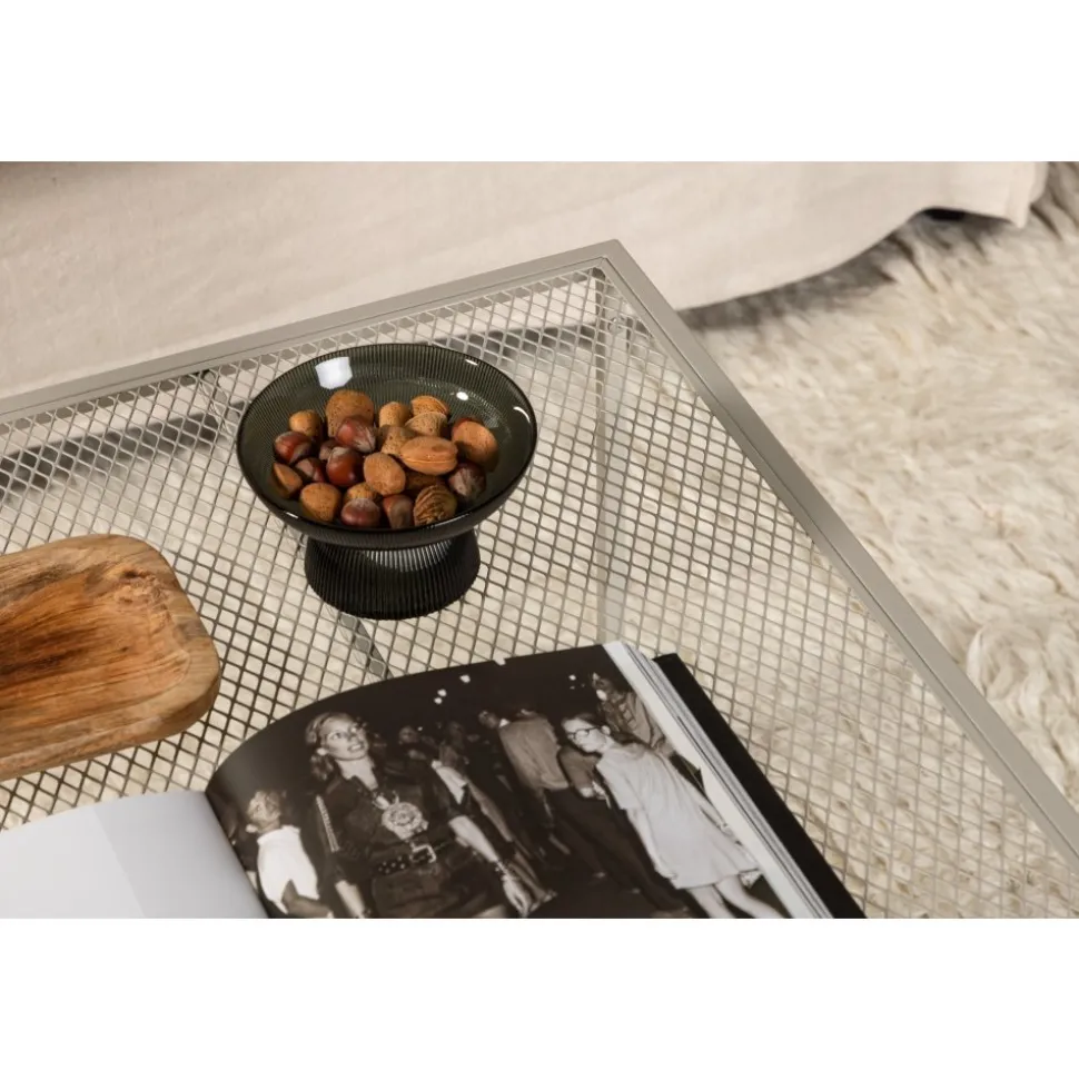 Netz soffbord 80 x 80 cm - Beige