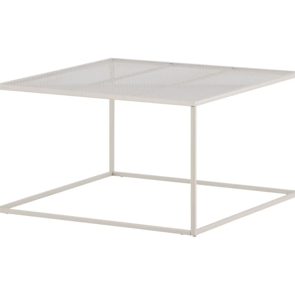 Netz soffbord 80 x 80 cm - Beige