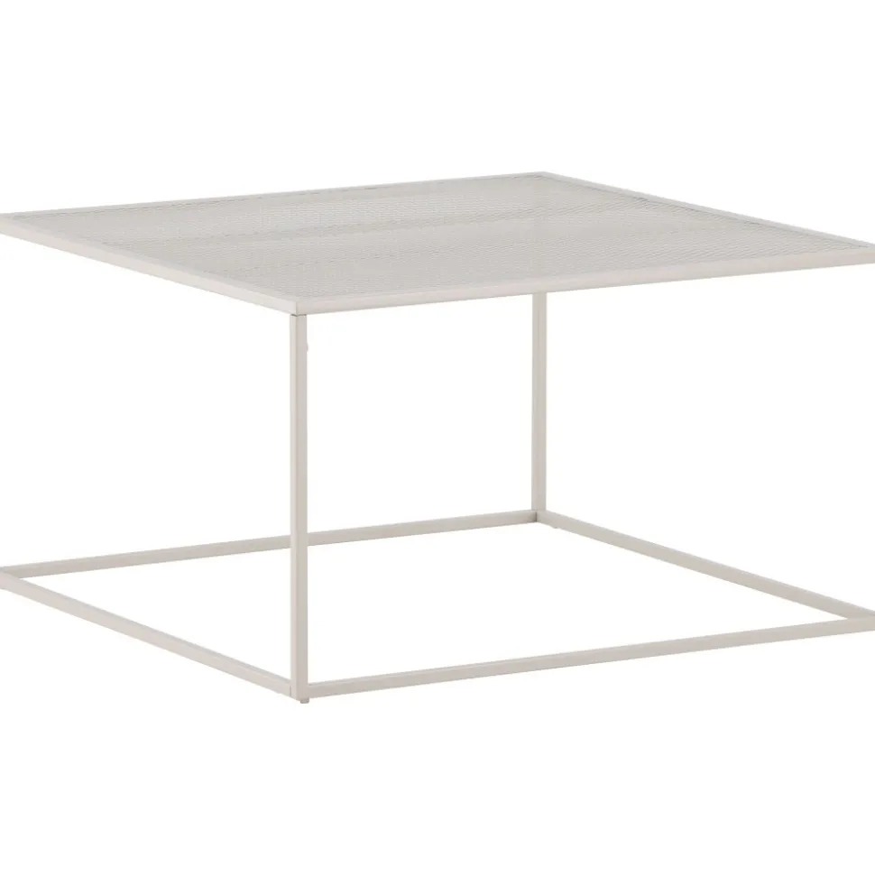 Netz soffbord 80 x 80 cm - Beige