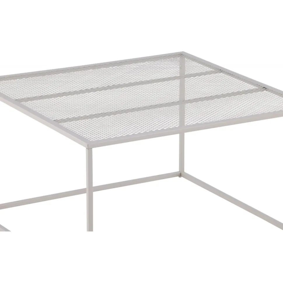 Netz soffbord 80 x 80 cm - Beige