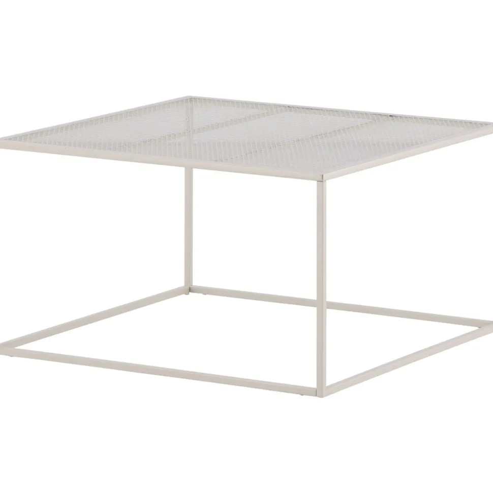 Netz soffbord 80 x 80 cm - Beige