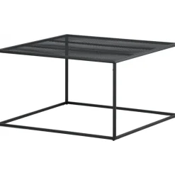Netz soffbord 80 x 80 cm - Svart