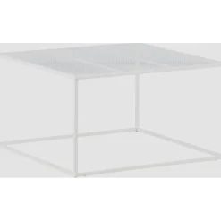 Netz soffbord 80 x 80 cm - Vit