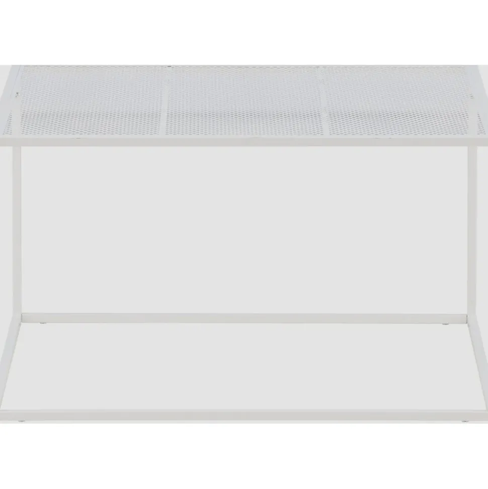 Netz soffbord 80 x 80 cm - Vit