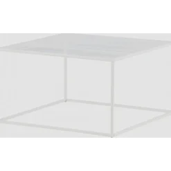 Netz soffbord 80 x 80 cm - Vit