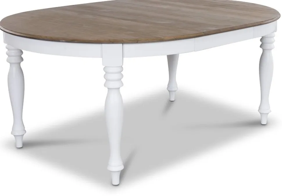 New England matgrupp inklusive 4 st Tuva matstolar i grått tyg + 4.00 x Stolsdyna