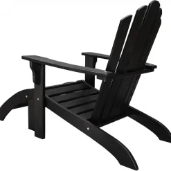 Newport däckstol - Svart