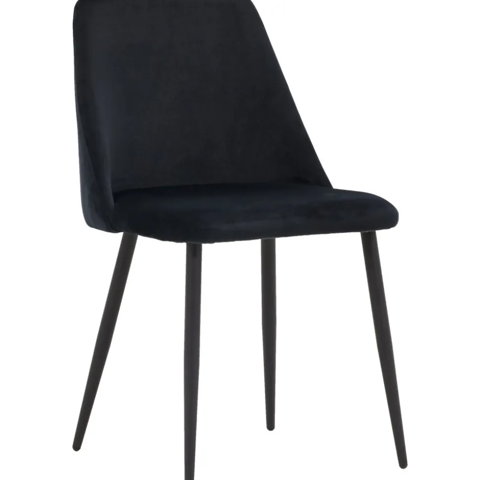 Night matstol - Svart sammet