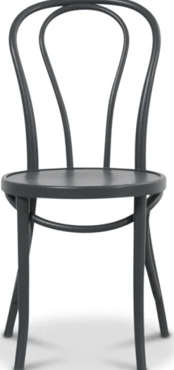 No 18 matstol - Mörkgrå