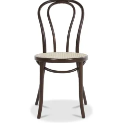 No 18 matstol med rottingsits - Valfri färg på stomme