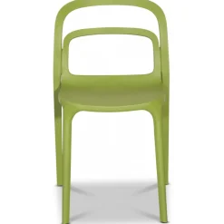 Nordanå stapelbar matstol i plast - Grön