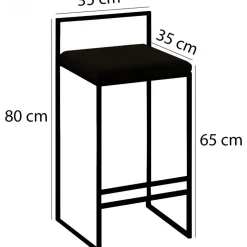 Nordic barstol - Cream